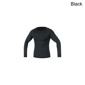 (���) �S�A�E�F�A �����Y �x�[�X ���C���[ �T�[�� �����O �X���[�u �V���c - �����Y GOREWEAR men Base Layer Thermo Long Sleeve Shirt - Men's Black