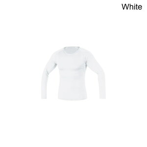 (���) �S�A�E�F�A �����Y �x�[�X ���C���[ �T�[�� �����O �X���[�u �V���c - �����Y GOREWEAR men Base Layer Thermo Long Sleeve Shirt - Men's White
