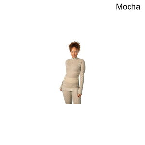 (���) �J���g�� ���f�B�[�X �X���b�J�[ 1/2-�W�b�v �g�b�v - �E�B�����Y Kari Traa women Smekker 1/2-Zip Top - Women's Mocha