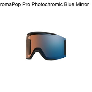 (���) �X�~�X �X�N�A�b�h �}�O �S�[�O���Y ���v���C�X�����g �����Y Smith Squad MAG Goggles Replacement Lens ChromaPop Pro Photochromic Blue Mirror