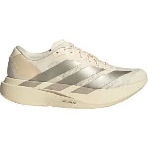 (���) �A�f�B�_�X ���f�B�[�X �A�f�B�[�� �G�{ Sl �����j���O �V���[�Y - �E�B�����Y Adidas women Adizero Evo SL Running Shoe - Women's Wonder White/Cyber Metallic/Warm Vanilla