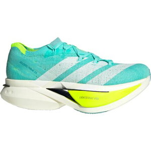 (���) �A�f�B�_�X �A�f�B�[�� �v���C�� X3 �X�g�����O �����j���O �V���[�Y Adidas Adizero Prime X3 Strung Running Shoe Flash Aqua/Zero Metallic/Lucid Lemon