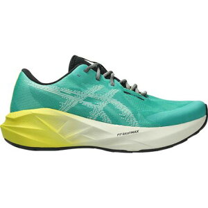 (���) �A�V�b�N�X �����Y �m���@�u���X�g 5 Tr �����j���O �V���[�Y - �����Y Asics men Novablast 5 TR Running Shoe - Men's Aurora Green/Light Dust