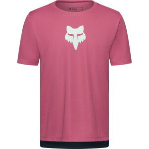 (���) �t�H�b�N�X���[�V���O �L�b�Y �����W���[ �V���[�g�X���[�u �W���[�W - �L�b�Y Fox Racing kids Ranger Short-Sleeve Jersey - Kids' Berry Fox Head