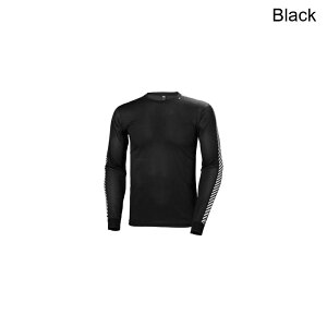 (���) �w���[�n���Z�� �����Y ���t�@ �X�g���C�v �N���[ �g�b�v - �����Y Helly Hansen men Lifa Stripe Crew Top - Men's Black