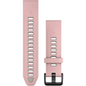 (���) �K�[�~�� �N�C�b�N�h���C �V���R�[�� �X�|�[�c �E�H�b�` �o���h Garmin QuickFit Silicone Sport Watch Band Dust Rose/Fog Gray