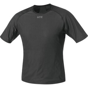 (���) �S�A�E�F�A �����Y �E�C���h�X�g�b�p�[ �x�[�X ���C���[ �V���c - �����Y GOREWEAR men Windstopper Base Layer Shirt - Men's Black
