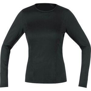 (���) �S�A�E�F�A ���f�B�[�X �x�[�X ���C���[ �����O �X���[�u �V���c - �E�B�����Y GOREWEAR women Base Layer Long Sleeve Shirt - Women's Black