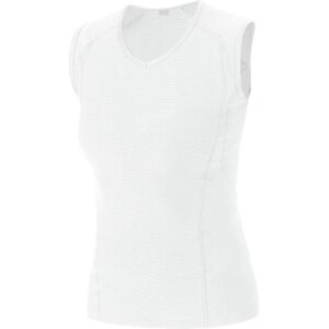 (���) �S�A�E�F�A ���f�B�[�X �x�[�X ���C���[ �X���[�u���X �V���c - �E�B�����Y GOREWEAR women Base Layer Sleeveless Shirt - Women's White