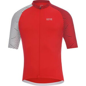 (���) �S�A�E�F�A �����Y C5 �I�v�e�B���C�� �W���[�W - �����Y GOREWEAR men C5 Optiline Jersey - Men's Red/White