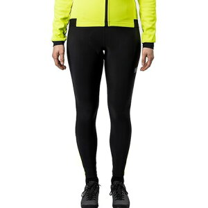 (���) �S�A�E�F�A ���f�B�[�X �v���O���X �T�[�� �^�C�c+ - �E�B�����Y GOREWEAR women Progress Thermo Tights+ - Women's Black/Neon Yellow
