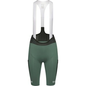 (���) �S�A�E�F�A ���f�B�[�X �X�s���V�t�g �J�[�S �r�u �V���[�g+ - �E�B�����Y GOREWEAR women SPINSHIFT Cargo Bib Short+ - Women's Slate Green