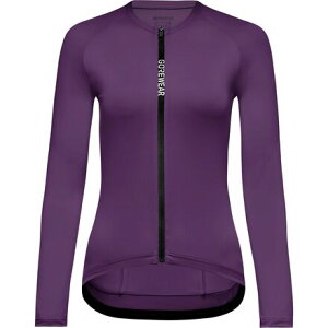 (���) �S�A�E�F�A ���f�B�[�X �X�s���V�t�g �����O-�X���[�u �W���[�W - �E�B�����Y GOREWEAR women SPINSHIFT Long-Sleeve Jersey - Women's Purple Indigo