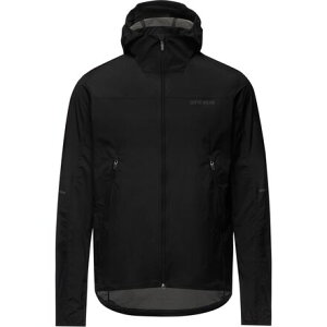 (���) �S�A�E�F�A �����Y �t�@�[���t���[ �t�[�f�b�g �E�B���h�u���[�J�[ - �����Y GOREWEAR men Fernflow Hooded Windbreaker - Men's Black
