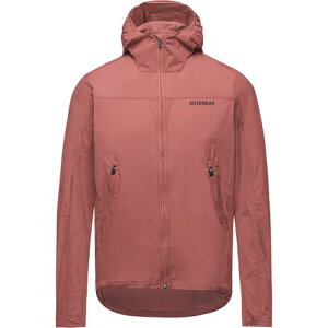 (���) �S�A�E�F�A �����Y �t�@�[���t���[ �t�[�f�b�g �E�B���h�u���[�J�[ - �����Y GOREWEAR men Fernflow Hooded Windbreaker - Men's Lab Rose