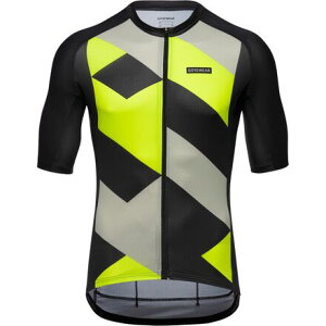 (���) �S�A�E�F�A �����Y �X�s���b�g �V�O�i�� �W���[�W - �����Y GOREWEAR men Spirit Signal Jersey - Men's Black/Neon Yellow