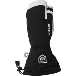 (���) �w�X�g�� �����Y �A�[�~�[ ���U�[ �w�� 3-�t�B���K�[ �O���[�u - �����Y Hestra men Army Leather Heli 3-Finger Glove - Men's Black