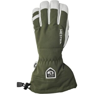 (���) �w�X�g�� �����Y �A�[�~�[ ���U�[ �w�� �O���[�u - �����Y Hestra men Army Leather Heli Glove - Men's Olive