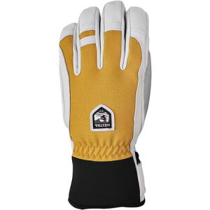 (���) �w�X�g�� �����Y �A�[�~�[ ���U�[ �p�g���[�� �O���[�u - �����Y Hestra men Army Leather Patrol Glove - Men's Mustard