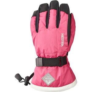 (���) �w�X�g�� �L�b�Y �K���g���b�g �V�[�]�[�� �W���j�A �O���[�u - �L�b�Y Hestra kids Gauntlet CZone Junior Glove - Kids' Fuchsia/Ivory