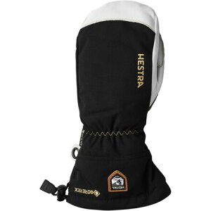 (���) �w�X�g�� �����Y �A�[�~�[ ���U�[ �S�A-�e�b�N�X �~�g�� - �����Y Hestra men Army Leather GORE-TEX Mitten - Men's Black/Natural Grey