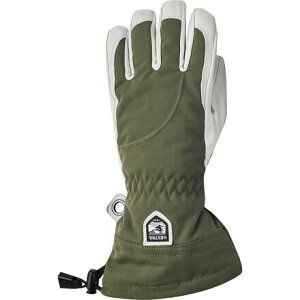 (���) �w�X�g�� ���f�B�[�X �w�� �O���[�u - �E�B�����Y Hestra women Heli Glove - Women's Olive/Off White