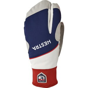 (���) �w�X�g�� �R���t�H�[�g �g���b�J�[ 3-�t�B���K�[ �O���[�u Hestra Comfort Tracker 3-Finger Glove Navy/Ivory