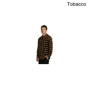 (���) �r���{�� �����Y �R�[�X�g���C�� �t�����l�� - �����Y Billabong men Coastline Flannel - Men's Tobacco