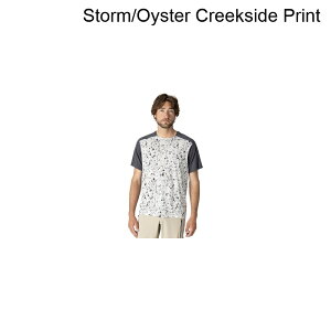 (���) �A�E�g�h�A ���T�[�` �����Y �t���[�z�C�[�� �V���[�g�X���[�u �W���[�W - �����Y Outdoor Research men Freewheel Short-Sleeve Jersey - Men's Storm/Oyster Creekside Print