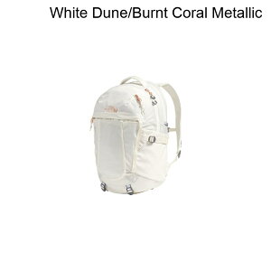 (���) �m�[�X�t�F�C�X ���f�B�[�X ���[�R�� ���O�[ 30L �o�b�N�p�b�N - �E�B�����Y The North Face women Recon Luxe 30L Backpack - Women's White Dune/Burnt Coral Metallic