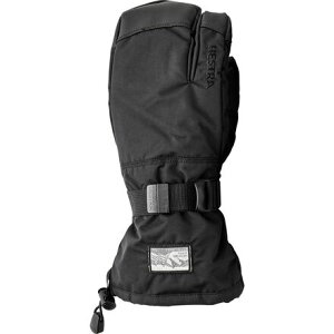 (���) �w�X�g�� �K���g���b�g SR 3-�t�B���K�[ �~�g�� Hestra Gauntlet Sr 3-Finger Mitten Black/Black