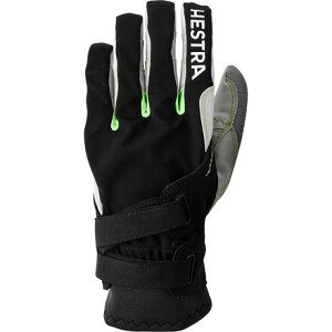 (���) �w�X�g�� XC �A�S�[ �O���b�v �V���[�N - 5 �t�B���K�[ �O���[�u Hestra XC Ergo Grip Shark - 5 finger Glove Black/Light Grey