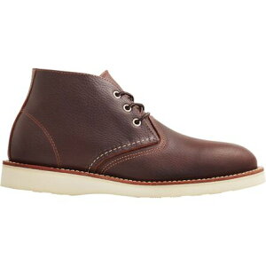 (���) ���b�h�E�B���O �����Y ���[�N �`���b�J ���C�h �u�[�c - �����Y Red Wing Heritage men Work Chukka Wide Boot - Men's Briar Oil Slick