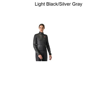(���) �J�X�e�� ���f�B�[�X �X�R�[�� �V�F�� �W���P�b�g - �E�B�����Y Castelli women Squall Shell Jacket - Women's Light Black/Silver Gray