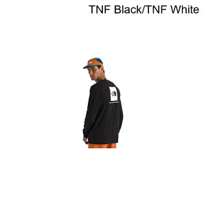 (���) �m�[�X�t�F�C�X �����Y �G�{�����[�V���� �{�b�N�X NSE �����O-�X���[�u T-�V���c - �����Y The North Face men Evolution Box NSE Long-Sleeve T-Shirt - Men's TNF Black/TNF White