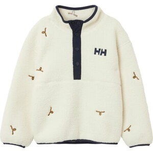 (���) �w���[�n���Z�� �g�h���[ �t���X�e�B �p�C�� �Z�[�^�[ - �g�b�h���[ Helly Hansen toddler Frosty Pile Sweater - Toddlers' Cream Little Moose Embroidery
