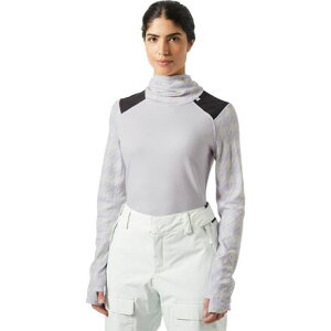 (���) �w���[�n���Z�� ���f�B�[�X ���t�@ �����m �u�[�f�B - �E�B�����Y Helly Hansen women Lifa Merino MidBlc Hoodie - Women's Light Purple Houndstooth A