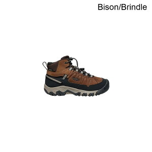 (���) �L�[�� �L�b�Y �^�[�M�[ Iv �~�b�h Wp �V���[�Y - �L�b�Y KEEN kids Targhee IV Mid WP Shoe - Kids' Bison/Brindle