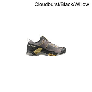(���) �T������ �����Y X �E���g�� 5 �n�C�L���O �V���[�Y - �����Y Salomon men X Ultra 5 Hiking Shoe - Men's Cloudburst/Black/Willow