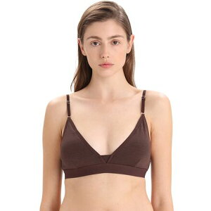 (���) �A�C�X�u���C�J�[ ���f�B�[�X �T�C���� �u�� - �E�B�����Y Icebreaker women Siren Bra - Women's Umber