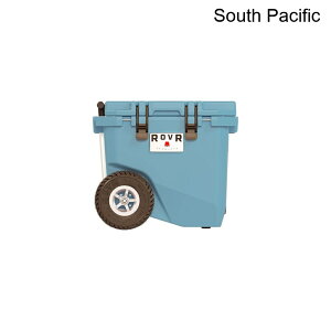 (���) ���[�o�[ ���[���[ 45QT �z�C�[���h �N�[���[ + �e���X�R�s�b�N �n���h�� RovR RollR 45qt Wheeled Cooler + Telescopic Handle South Pacific