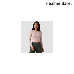 (���) �X�g�C�b�N ���f�B�[�X ���[�b�g �����O-�X���[�u T-�V���c - �E�B�����Y Stoic women Rosette Long-Sleeve T-Shirt - Women's Heather Ballet