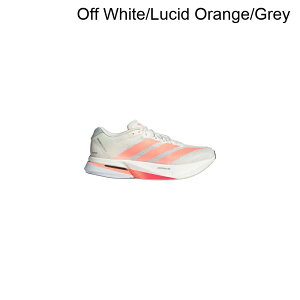 (���) �A�f�B�_�X �����Y �A�f�B�[�� �{�X�g�� 13 �����j���O �V���[�Y - �����Y Adidas men Adizero Boston 13 Running Shoe - Men's Off White/Lucid Orange/Grey