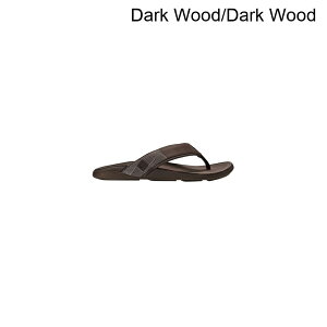 (���) �I���J�C �����Y �g�D�A�q�l �t���b�v �t���b�v - �����Y Olukai men Tuahine Flip Flop - Men's Dark Wood/Dark Wood