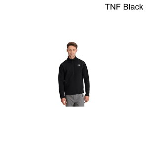 (���) �m�[�X�t�F�C�X �����Y �h�b�g�j�b�g �T�[�}�� 1/4-�W�b�v �g�b�v - �����Y The North Face men Dotknit Thermal 1/4-Zip Top - Men's TNF Black