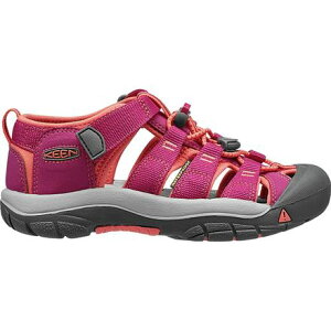 (���) �L�[�� �K�[���Y �j���[�|�[�g �G�C�`�c�[ �T���_�� - �K�[���Y KEEN girls Newport H2 Sandal - Girls' Very Berry/Fusion Coral