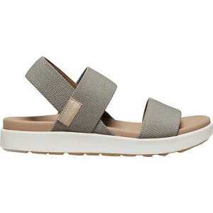 (���) �L�[�� ���f�B�[�X �G�� �o�b�N�X�g���b�v �T���_�� - �E�B�����Y KEEN women Elle Backstrap Sandal - Women's Brindle/Birch