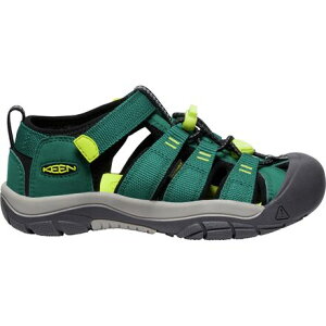 (���) �L�[�� �L�b�Y �j���[�|�[�g �G�C�`�c�[ �T���_�� - �L�b�Y KEEN kids Newport H2 Sandal - Kids' Aventurine/Evening Primrose