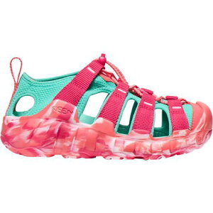 (���) �L�[�� �g�h���[ �n�C�p�[�|�[�g �G�C�`�c�[ �T���_�� - �g�b�h���[ KEEN toddler Hyperport H2 Sandal - Toddlers' Raspberry/Pool Blue