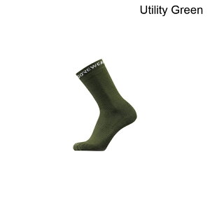 (���) �S�A�E�F�A �G�b�Z���V���� �����m �\�b�N�X GOREWEAR Essential Merino Socks Utility Green